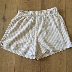 Abercrombie & Fitch Linen Blend Pull-On Short